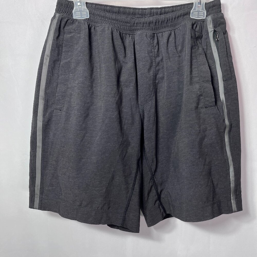L🍋 Lululemon Men's Pace Breaker 9" Shorts. Compression‎ Liner Sz L. Gray Color